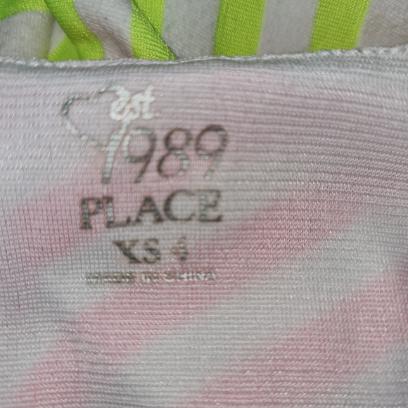 5/$20. Girl's sundress pink, neon, orange Sz 4 - Picture 3 of 3